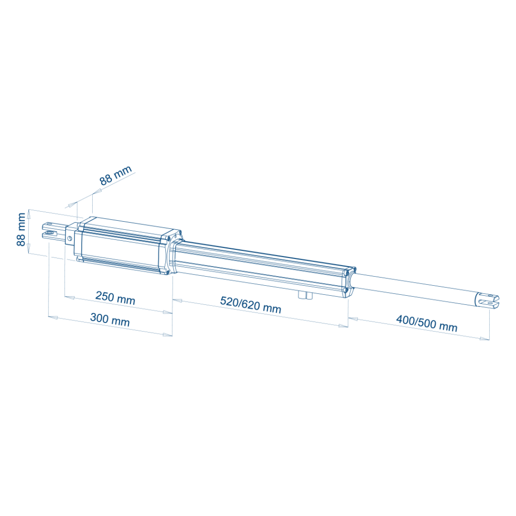 LINEAR 11 - Electromechanical Operator for Swing Gates 230V-24V | VDS ...